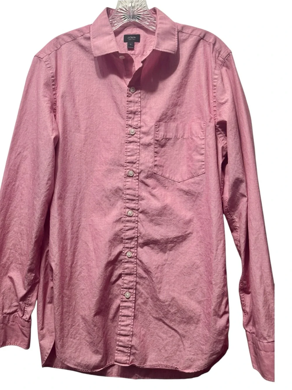 J. Crew Men's Light Pink Button-Down Shirt